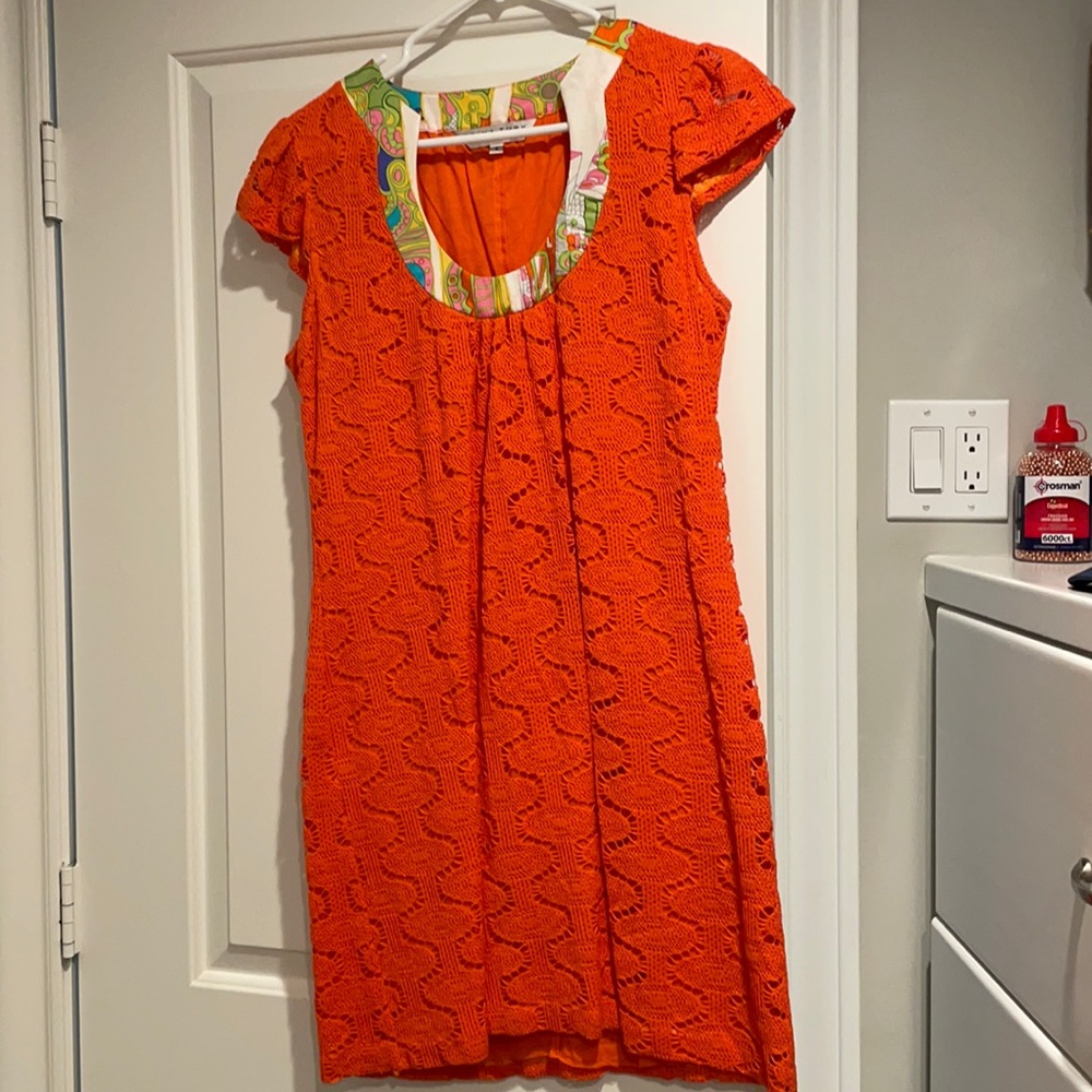 Trina Turk Orange Dress
